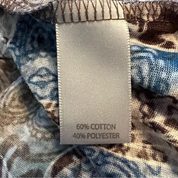 NWT Avenue Top Womens 18 Plus Sheer Floral Peasant Blouse Whimsical Fairy - Picture 7 of 10